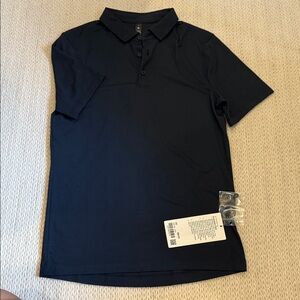 Lululemon Men's Navy Polo Shirt